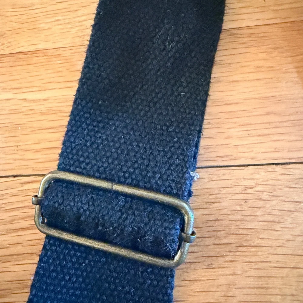 AHMIK Messenger Bag Black Canvas Crossbody Bag Like New